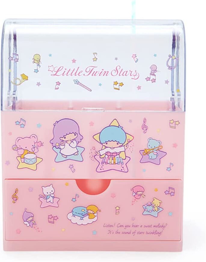 Little Twin Stars Cosmetic Case with Lid