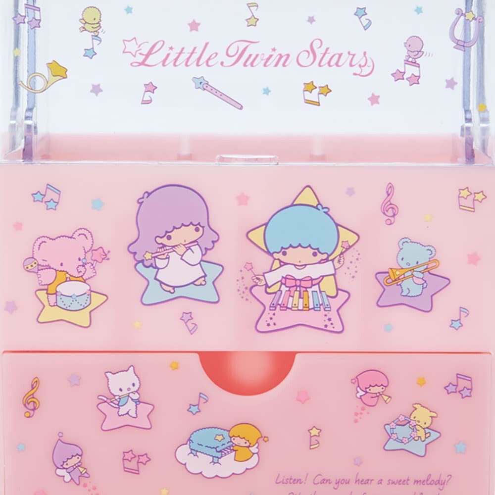 Little Twin Stars Cosmetic Case with Lid