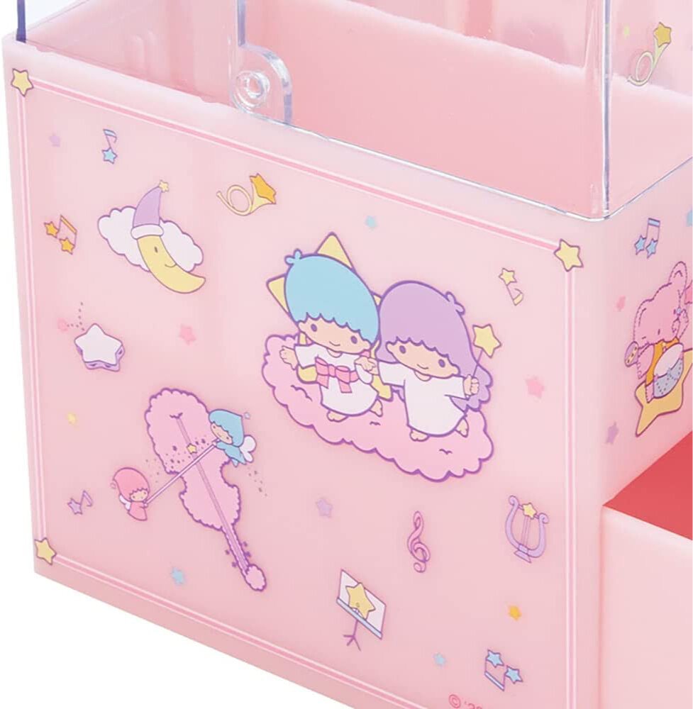 Little Twin Stars Cosmetic Case with Lid