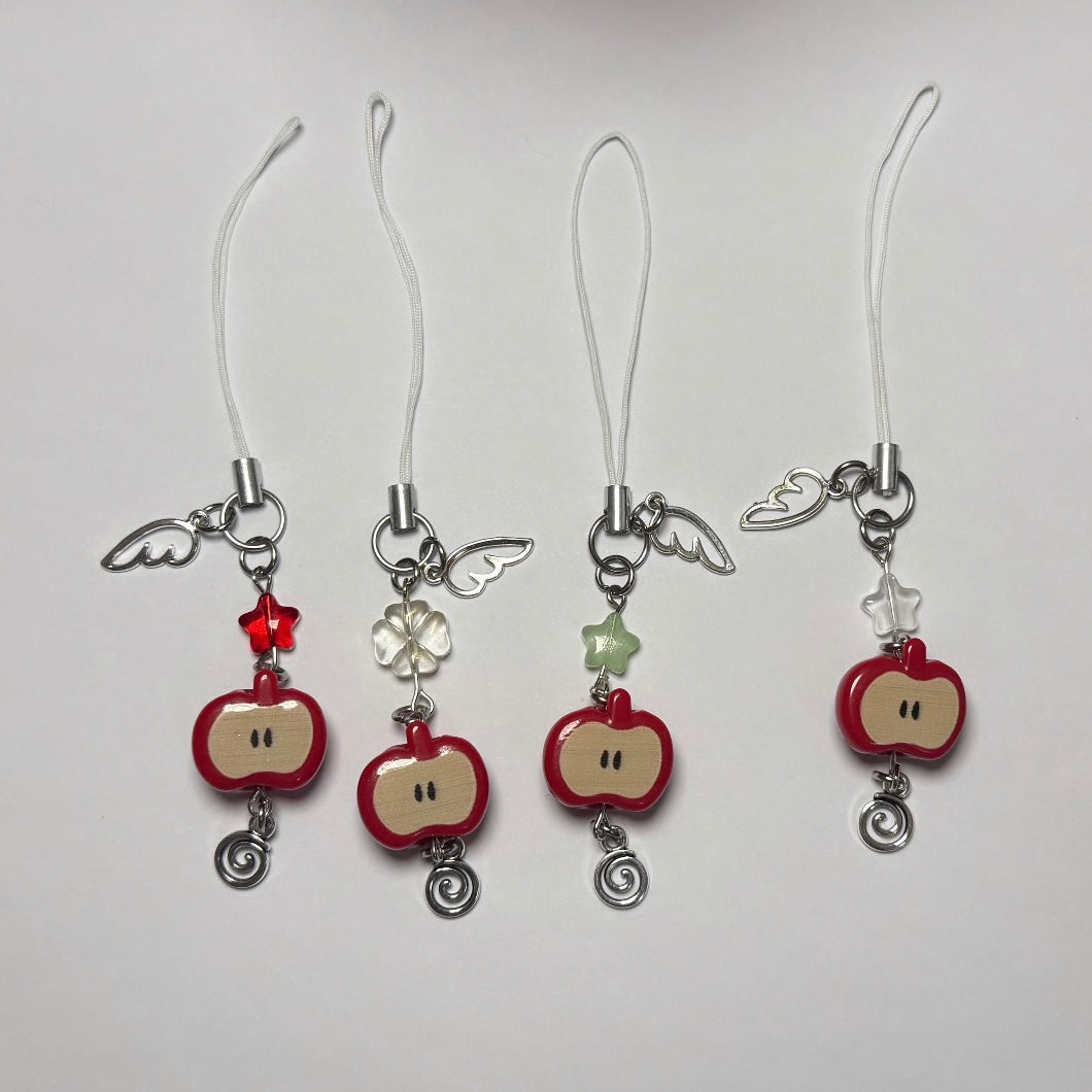 Apple phone charm